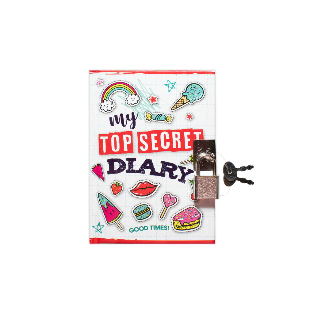 Lockable Diary My Secret Diary 80 Sheets With 2 Keys