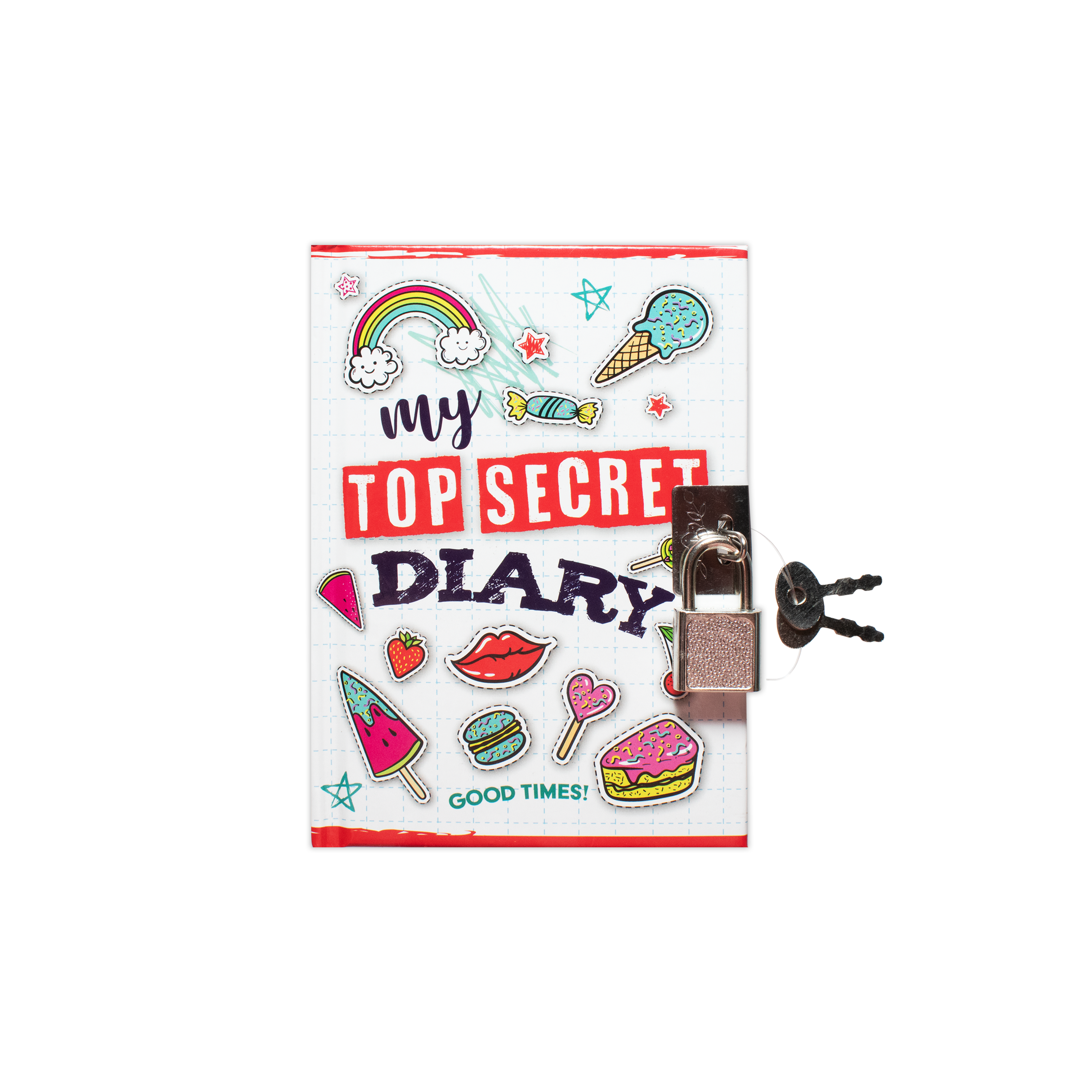Lockable Diary My Secret Diary 80 Sheets With 2 Keys