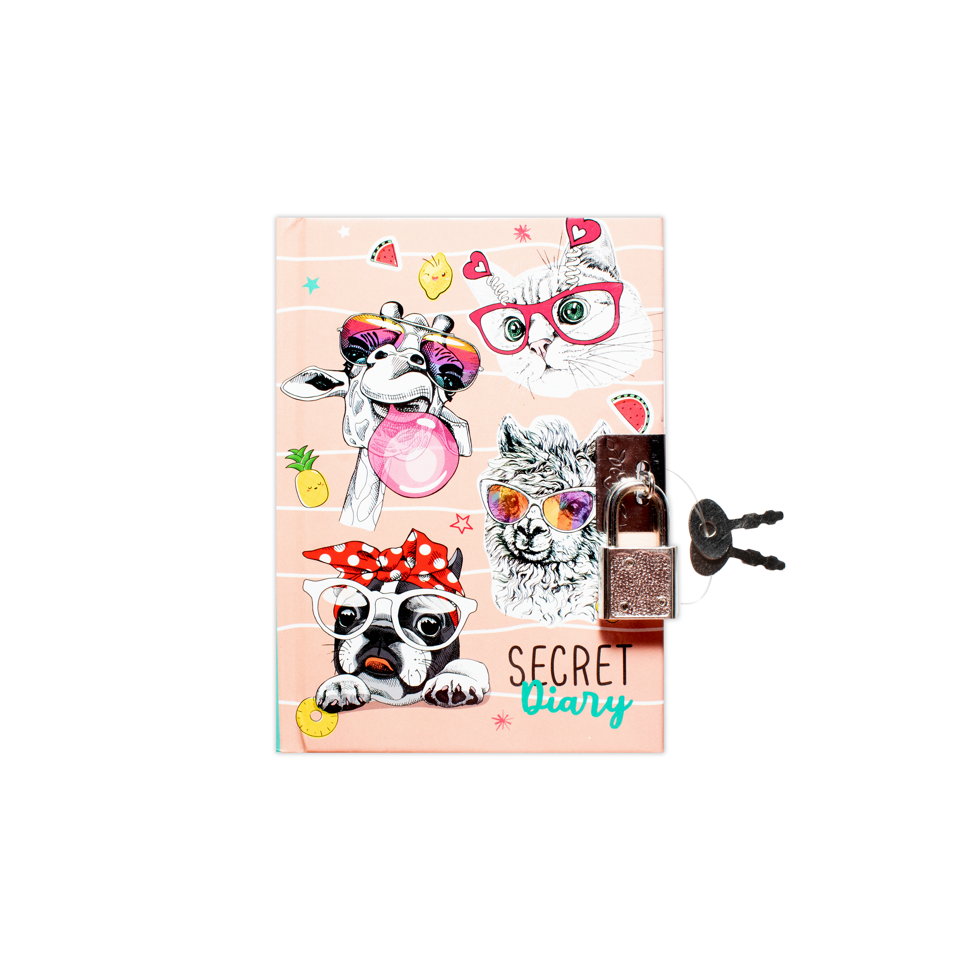 Lockable Secret Diary 80 Sheets With 2 Keys