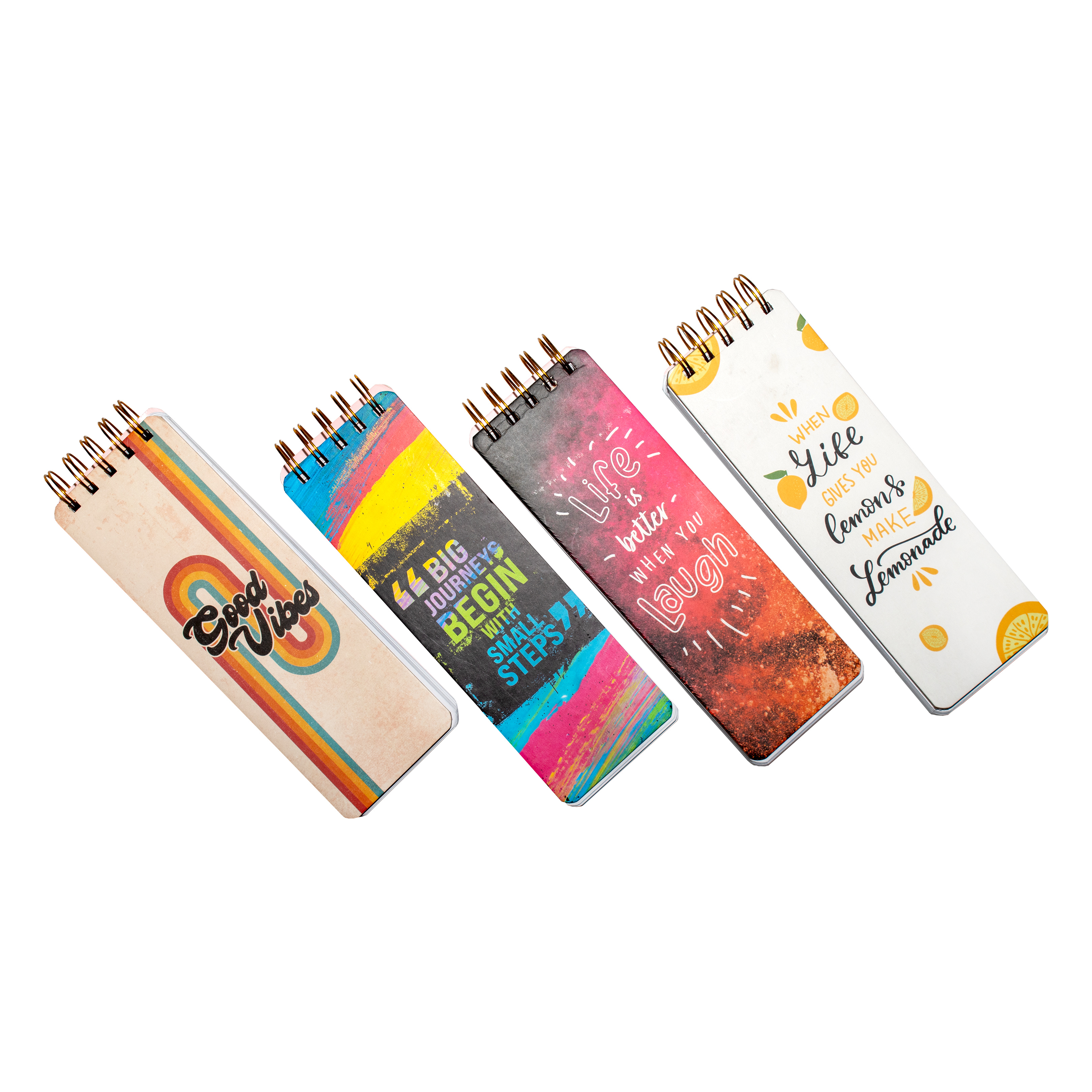 Spiral Memo Jotter Pad-300 sheets, Assorted color, 1pc