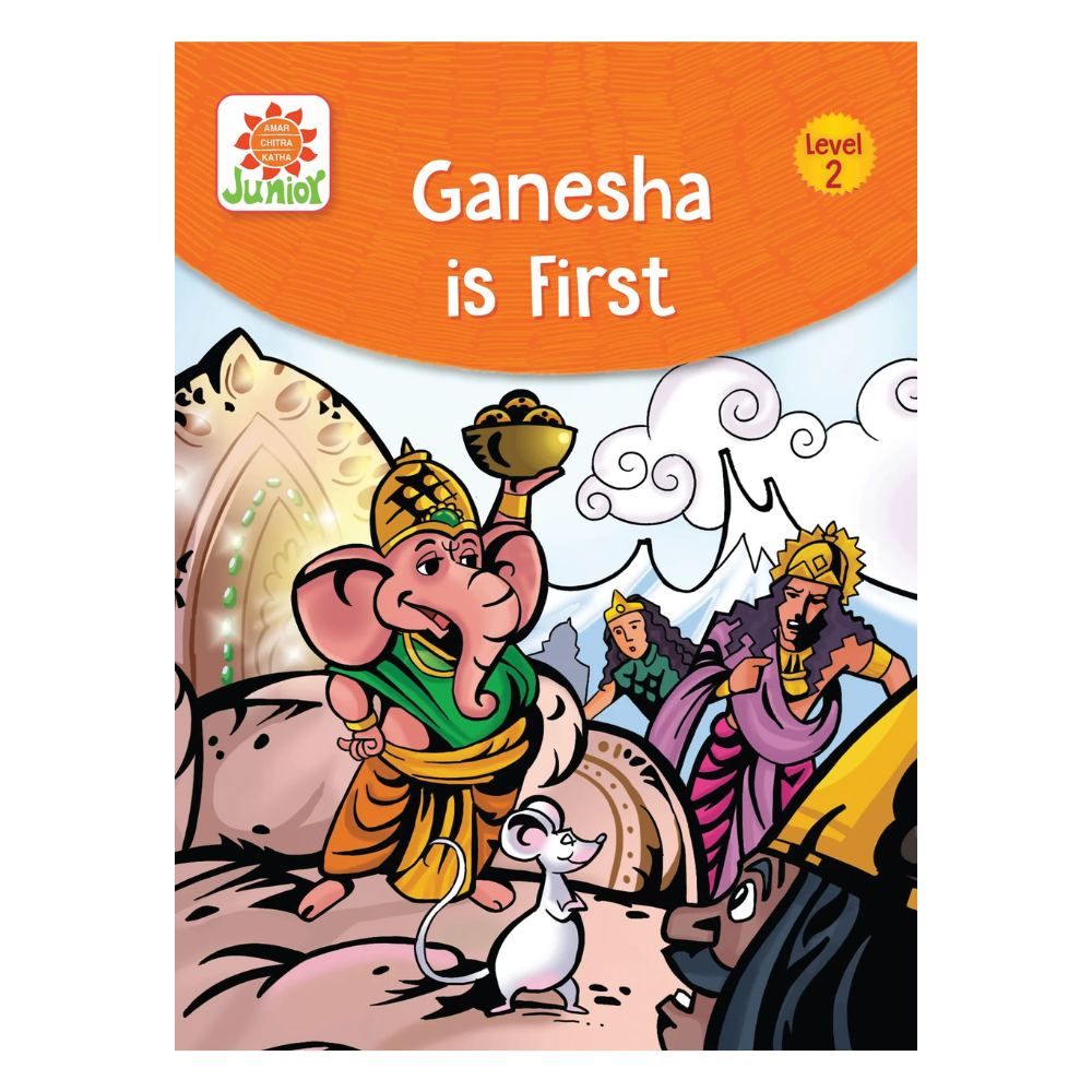 GANESHA IS FIRST & KRISHNA AND KALIYA Juniors 2 in 1 (AMAR CHITRA KATHA)
