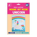 Mosaic Art Decor Peel And Stick Unicorn 21 X 17Cm 1Pack