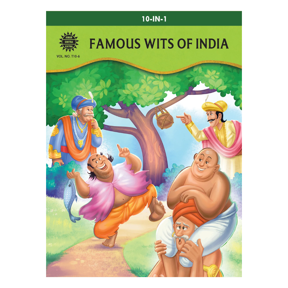 Famous Wits of India 10-in-1 Volumes 10 books of 32 pages 1Pack (AMAR CHITRA KATHA)