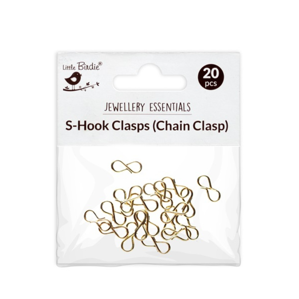 Findings Chain Hook Gold 20Pc