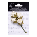 Handmade Flowers Ivory Pearl Leonie Approx 5.5cm 1pc