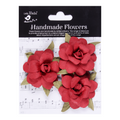Handmade Flowers Cardinal Red Karl Approx 6cm 3pc