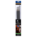 Long Handle Brush Round Synthetic Hair Size 2 4 6 8 Set of 4pc
