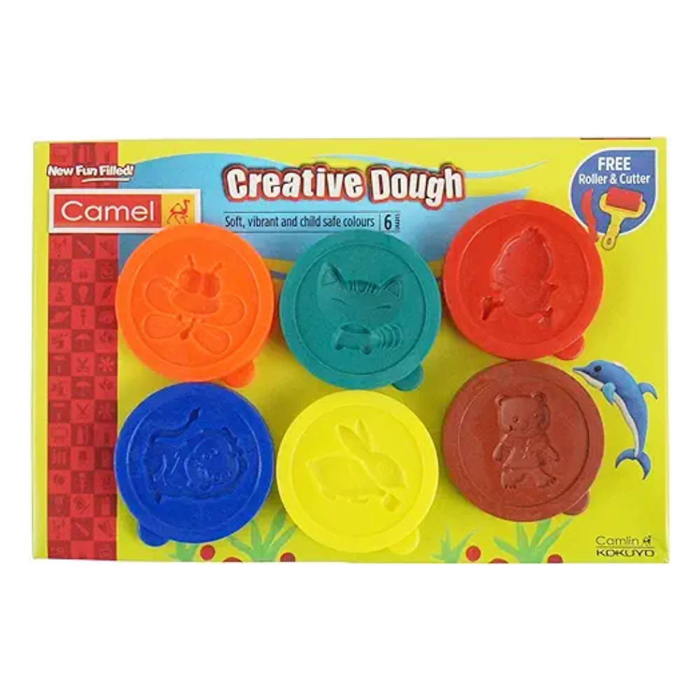Dough 6 Shades 50 Gram Each Camlin