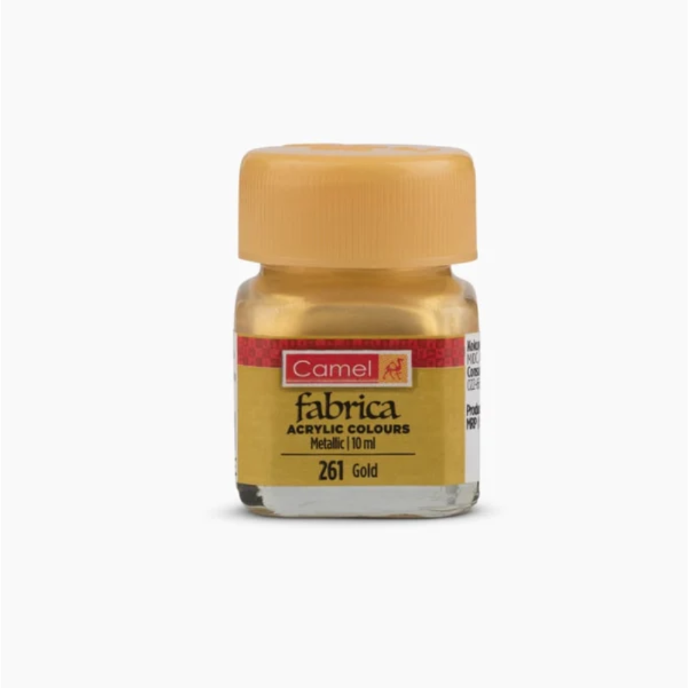 Fabrica Acrylic Colours 10ml - Metallic Gold Camel
