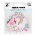 Self - Adhesive Die Cut Shapes Magical World 24pc