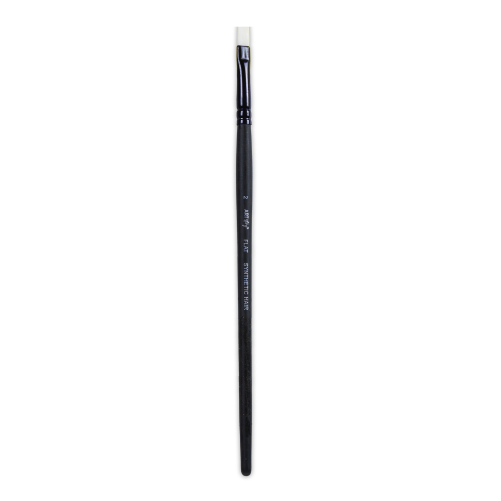 Premium Cat`S Tongue Brush Synthetic Hair Handle Length 200mm Size 2 1 pc