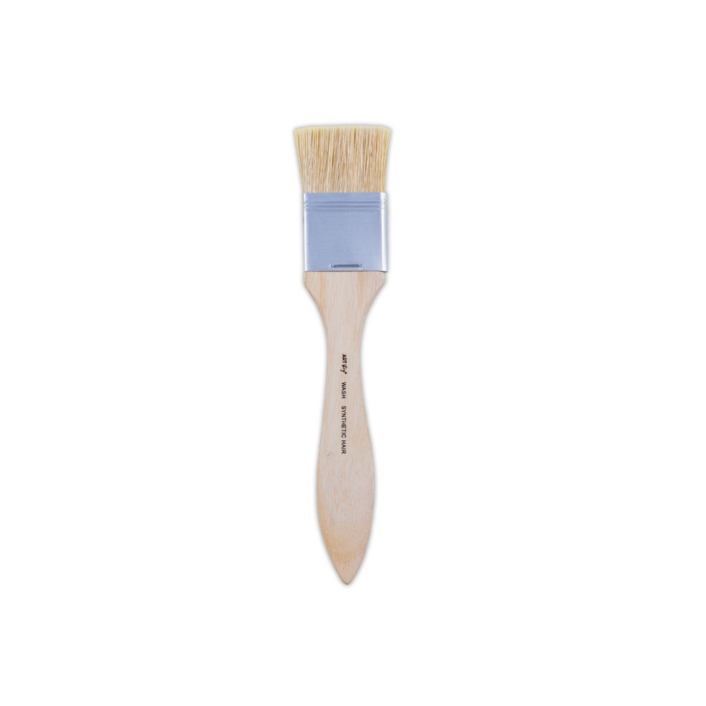 Wash Brush White Bristle Size 12mm 1pc