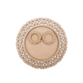 MDF Pooja Thali - 5.5Mm Thickness, 8 inch Dia, 1Pc