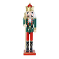 Nutcracker Classic Soldier Ornaments Green & Red 38cm 1pc