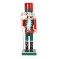 Classic Nutcracker Figurines Holds Glod Axe 25cm 1pc