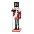 Classic Nutcracker Figurines Holds Black Axe 25cm 1pc