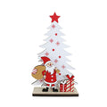 Table Tree With Santa Presents White 12 X 4.5 X 20cm 1pc