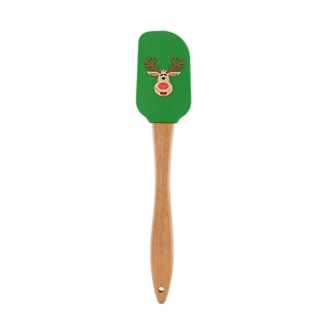 Christmas Spatula Red Rein Deer 10inch 1pc