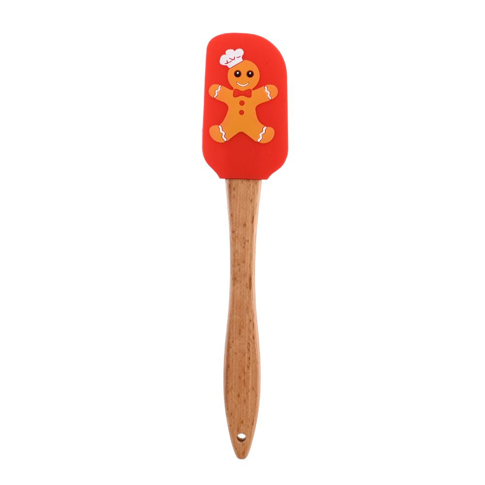 Christmas Spatula Red Gingerbread Man 10inch 1pc