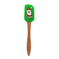 Christmas Spatula Green Santa 10inch 1pc