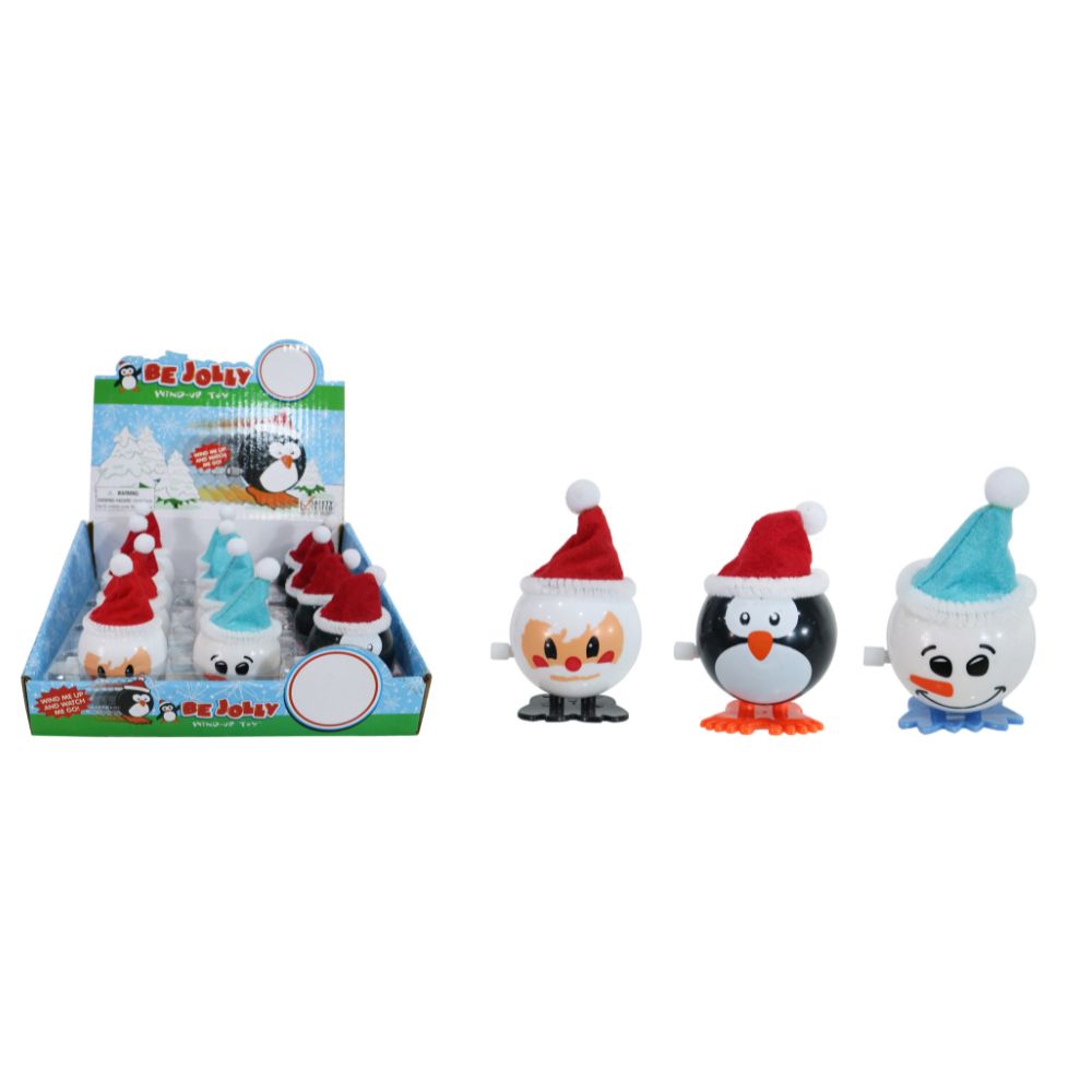 Christmas Wind Up Toy Assorted 6.5cm 1pc