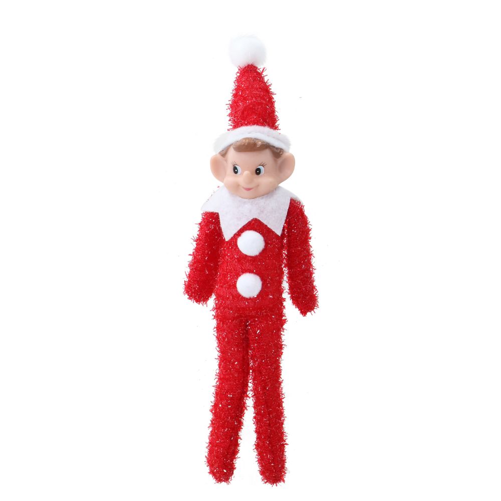 Christmas Shelf Standing Elf 18cm 1pc
