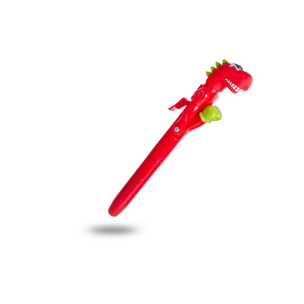 Ballpoint Blue Pen with Boxing Dino Red 0.7mm Tip 1pc