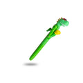 Ballpoint Blue Pen with Boxing Dino Green 0.7mm Tip 1pc