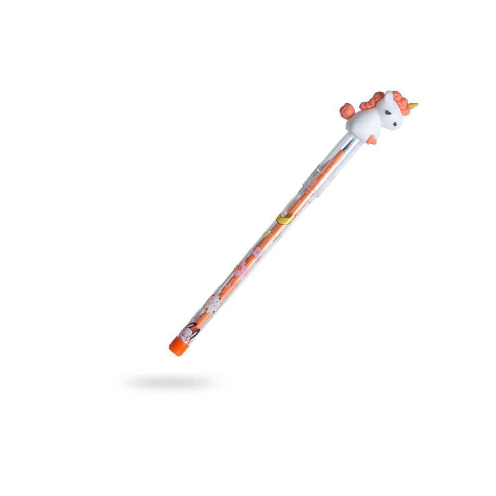 Push Pencils with Unicorn Topper 0.7mm Tip 1pc