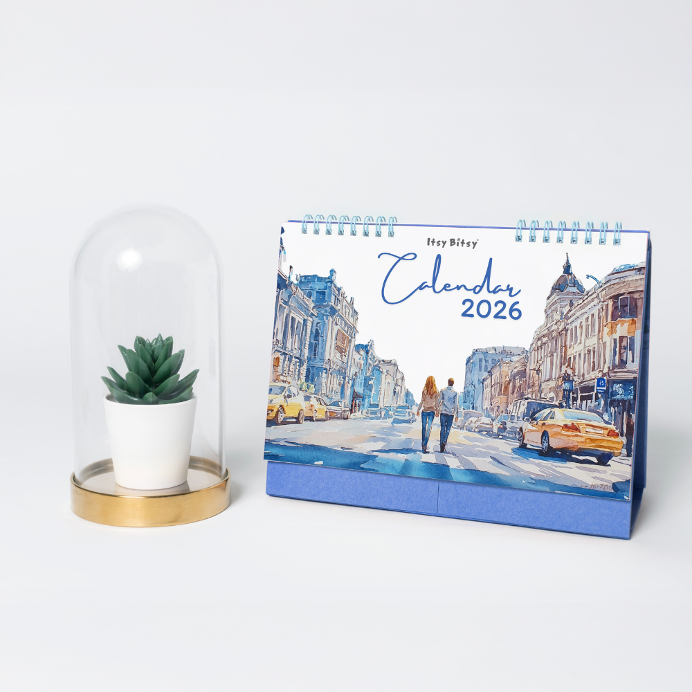Desk Calendar 2026 Euro Wanderer 9 X 6inch 12 Sheets