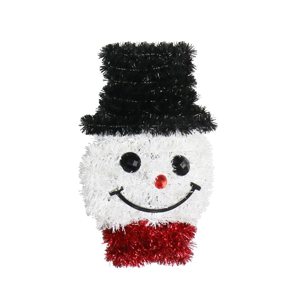 Deluxe Tinsel Hanging Deco Santa Xb0889 1Pc