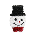 Deluxe Tinsel Hanging Deco Santa Xb0889 1Pc