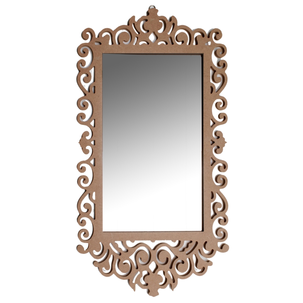 Mdf Mirror Frame 12.5 X 2Inch 5.5Mm Thick 1Pc Sw Lb