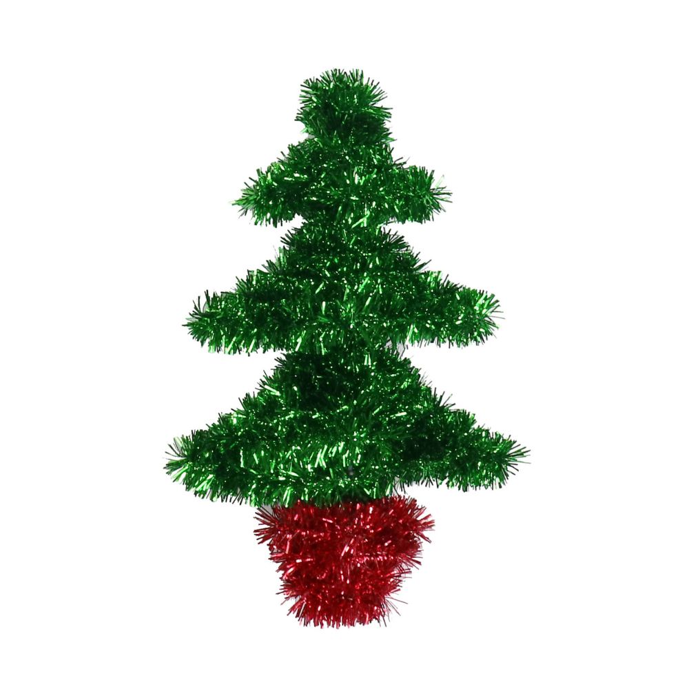 Deluxe Tinsel Hanging Deco Christmas Tree Green Xb0889 1Pc