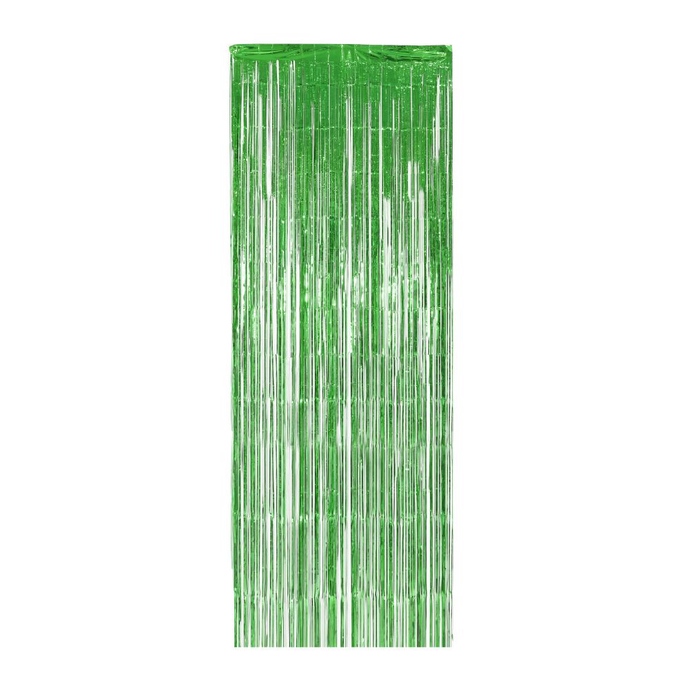Tinsel Curtain Green 1mtr X 2mtr 1pc