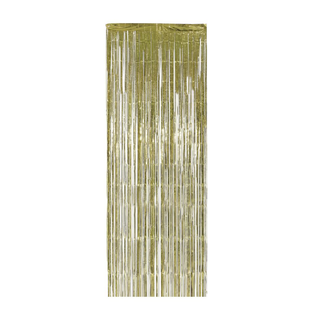 Tinsel Curtain Gold 1mtr X 2mtr 1pc