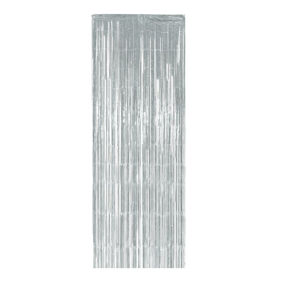 Tinsel Curtain Silver 1mtr X 2mtr 1pc
