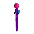 Ballpoint Blue Pen with Boxing Monster Pink 0.7mm Tip 1pc