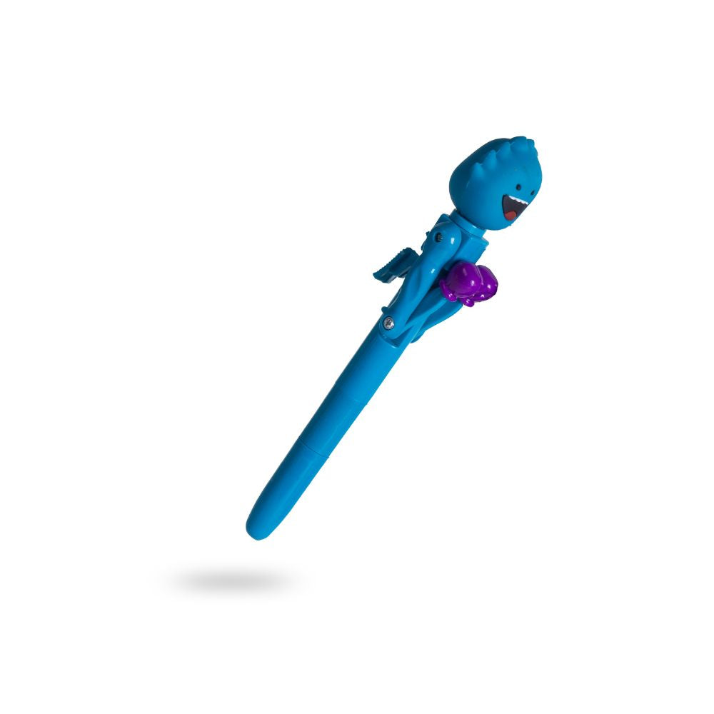 Ballpoint Blue Pen with Boxing Monster Blue 0.7mm Tip 1pc