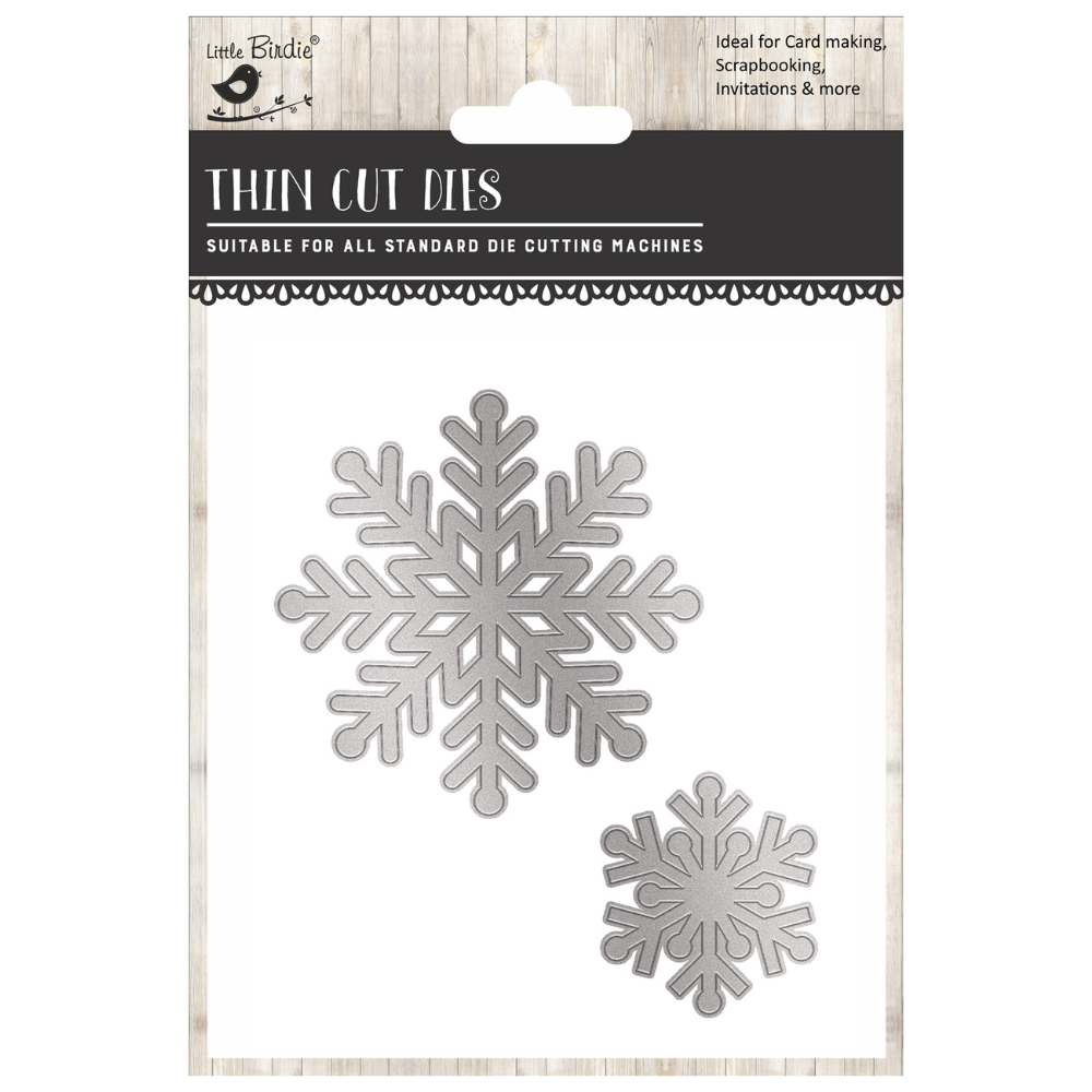 Christmas Thin Cut -Dies Snowflakes 93 x 72mm 2pc