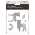 Christmas Thin Cut Dies Reindeer 106 x 84mm 5pc