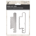 Christmas Thin Cut Dies Merry Christmas 60 x 95mm 2pc