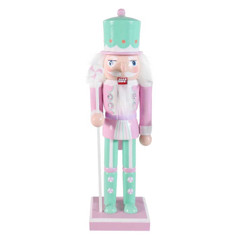 Nutcracker Pastel Candy Colour Swirl Candy 25cm 1pc