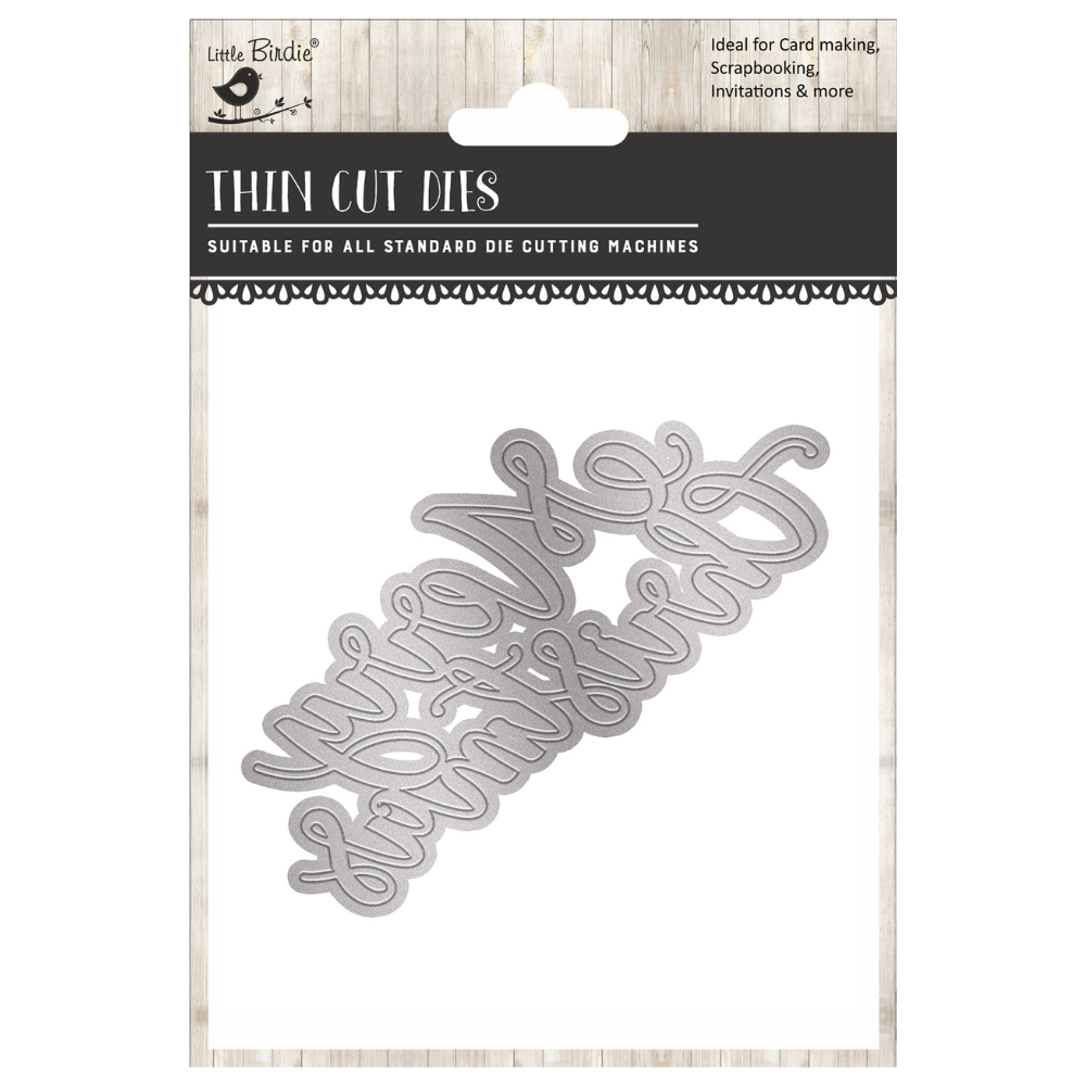 Christmas Thin Cut Dies Christmas Wishes 71 x 96mm 1pc