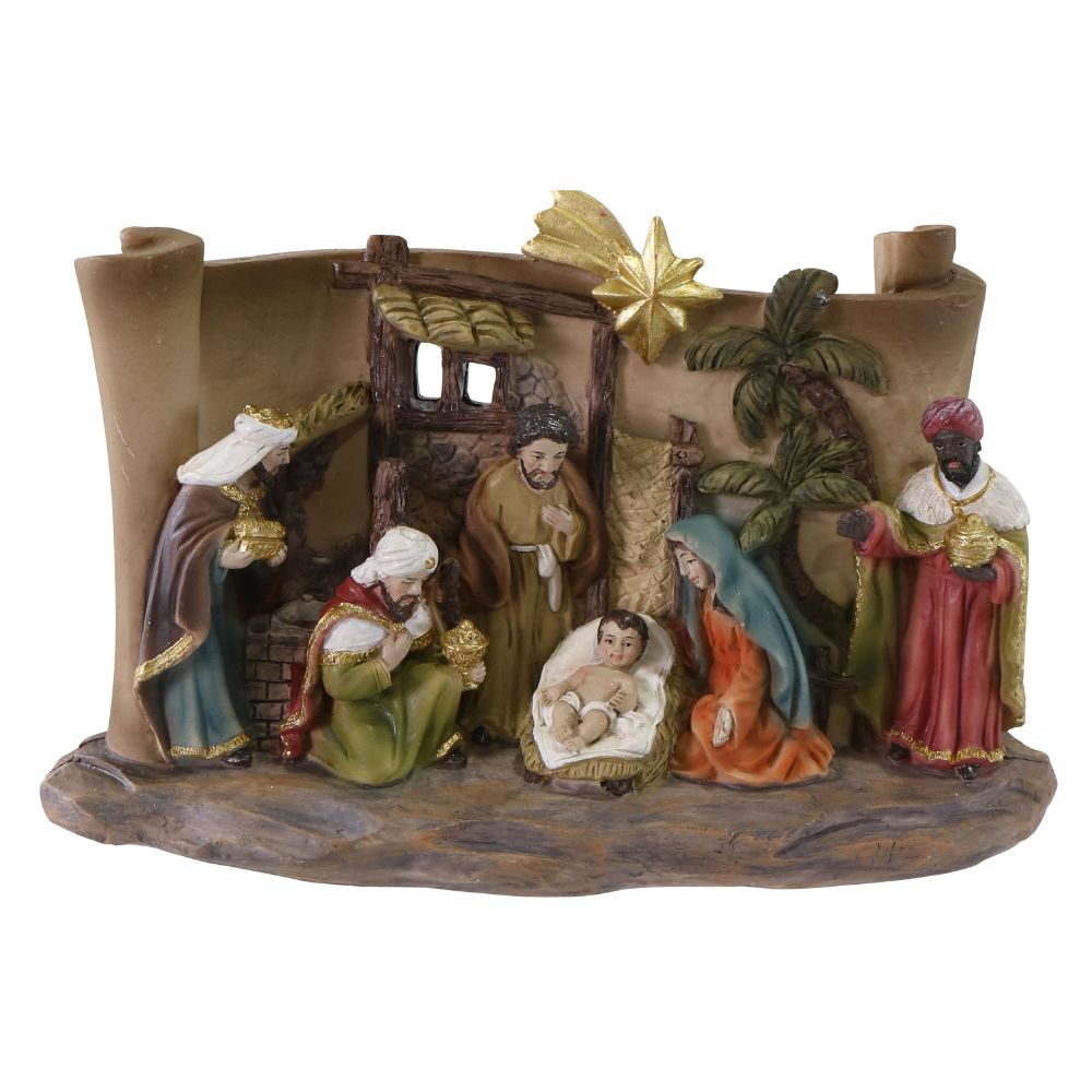 Resin Nativity Scene Set 1pc