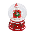 Santa Waterball Red Base with Holly Details Assorted 45mm 1pc