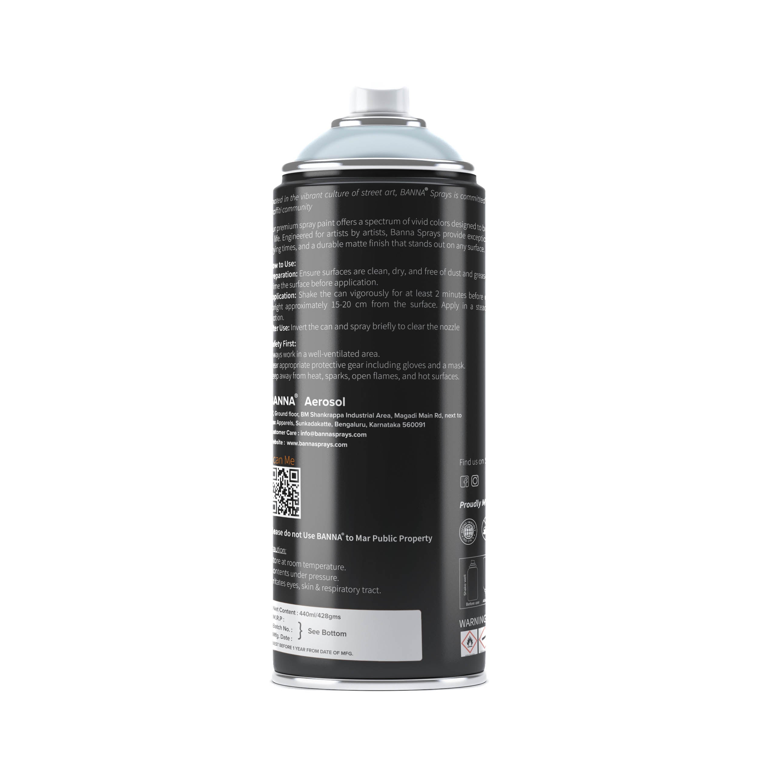 Graffiti Spray Paint Verdigris Light 400ml Bottle