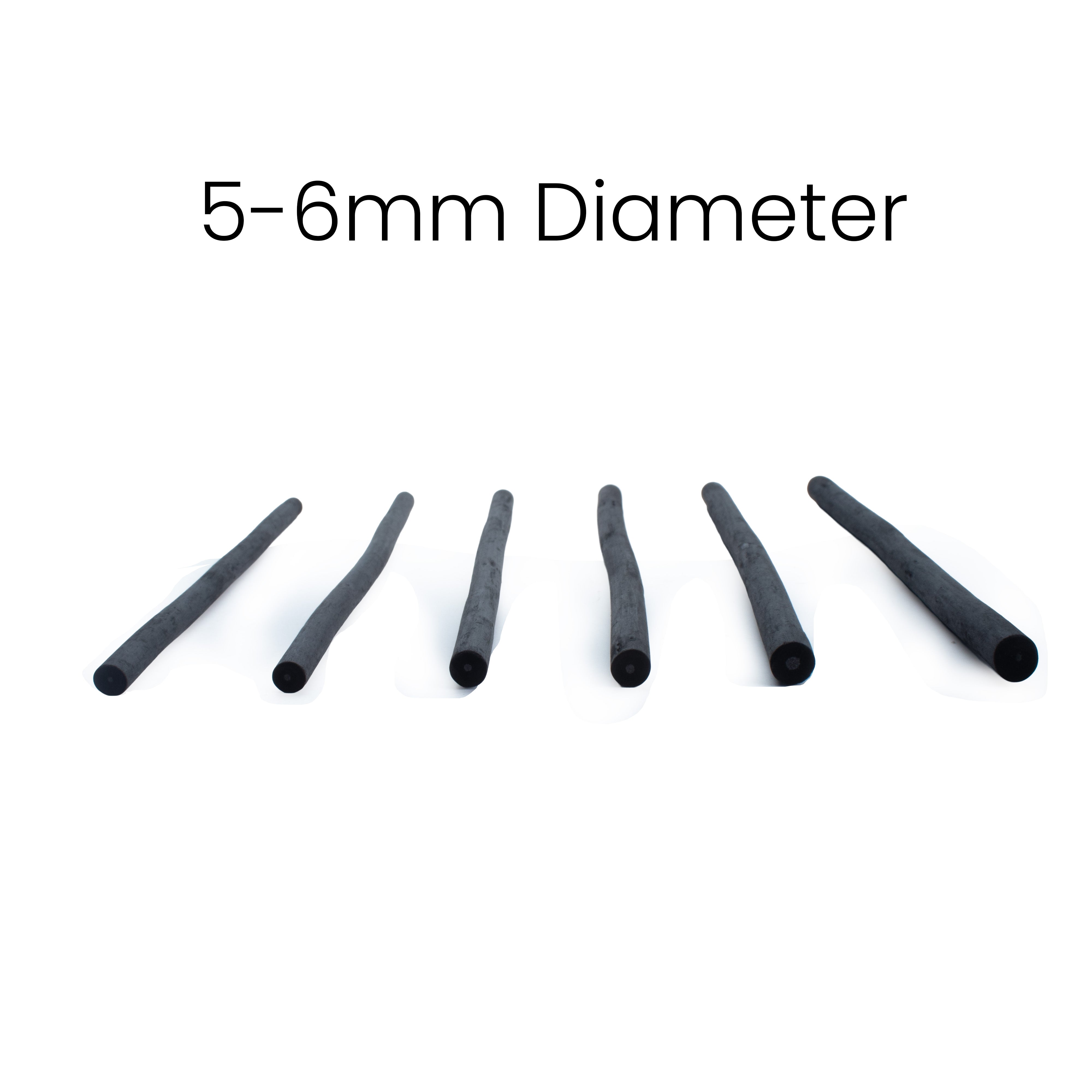 Willow Charcoal Sticks 5 to 6mm Pack Of 6pcs Box