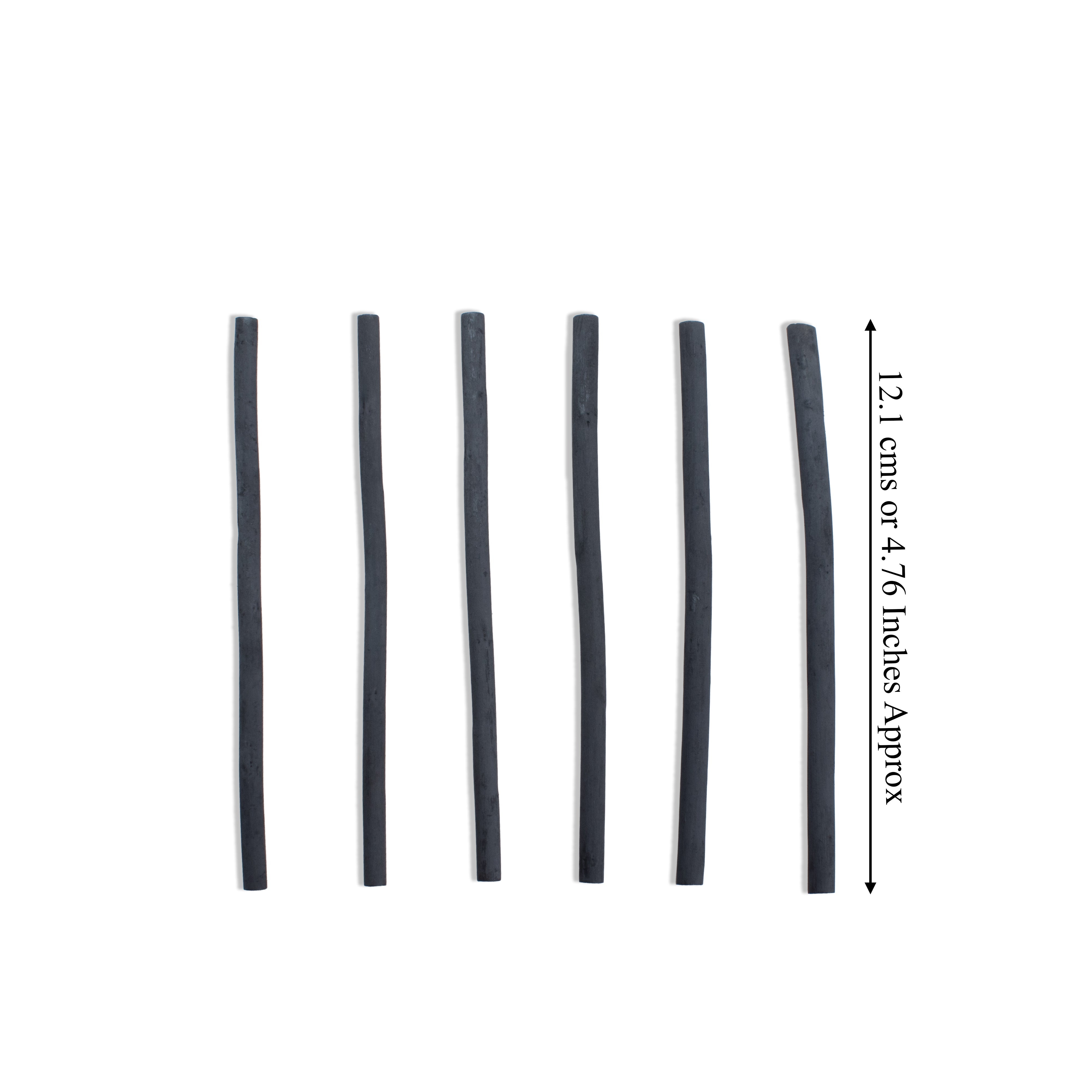 Willow Charcoal Sticks 5 to 6mm Pack Of 6pcs Box