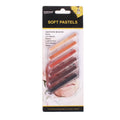 Soft Pastels Skin Tone Blocks Set of 6pcs Blister